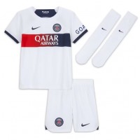 Camisa de time de futebol Paris Saint-Germain Ousmane Dembele #10 Replicas 2º Equipamento Infantil 2023-24 Manga Curta (+ Calças curtas)